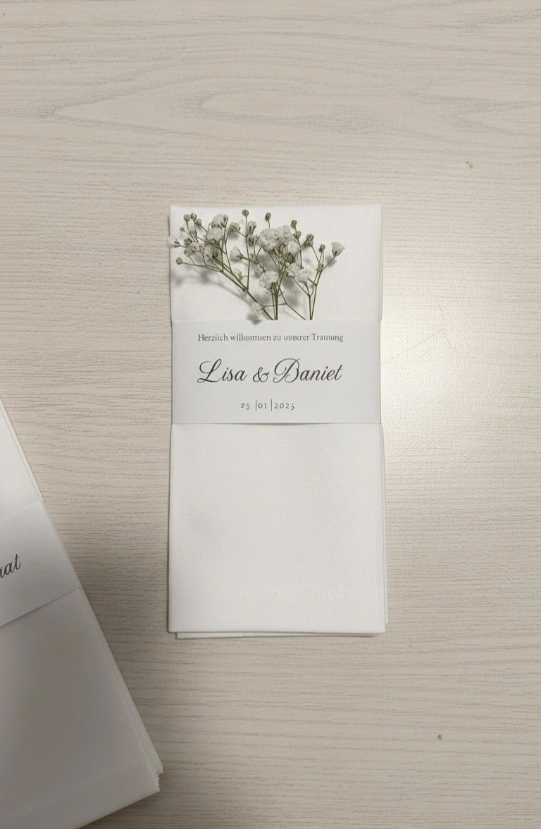 Personalisierte Servietten