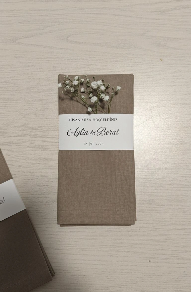 Personalisierte Servietten